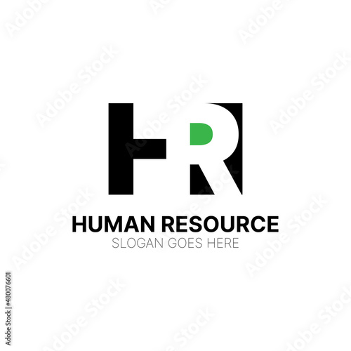human resource logo design inspiration. vector illustration