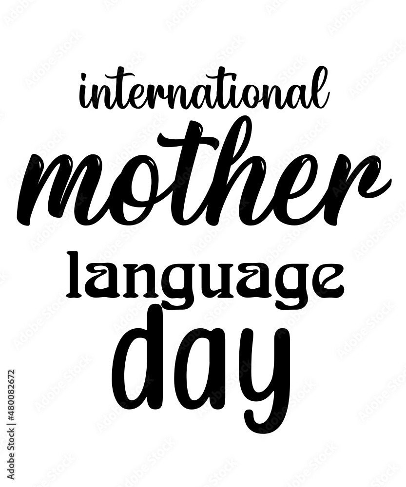 International mother language day SVG file International mother language day SVG file