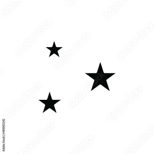 Stars, NightcSolid Icon, Vector, Illustration, Logo Template. Suitable For Many Purposes.