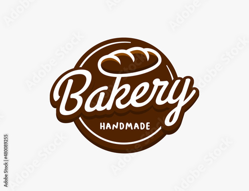 Bakery with bread logo design