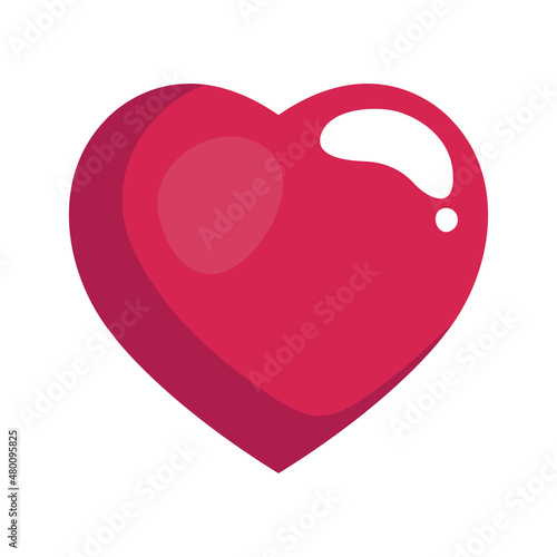 red heart love