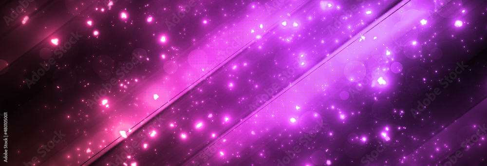 キラキラと舞う光の粒の横長の壁紙 パーティクル 光の粒 粒々 Background Of Abstract Glitter Lights Gold And Black De Focused Banner Stock Illustration Adobe Stock