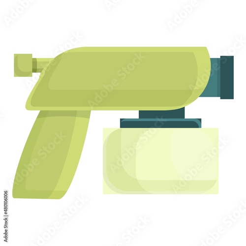 Nozzle painter icon cartoon vector. Air gun. Car auto