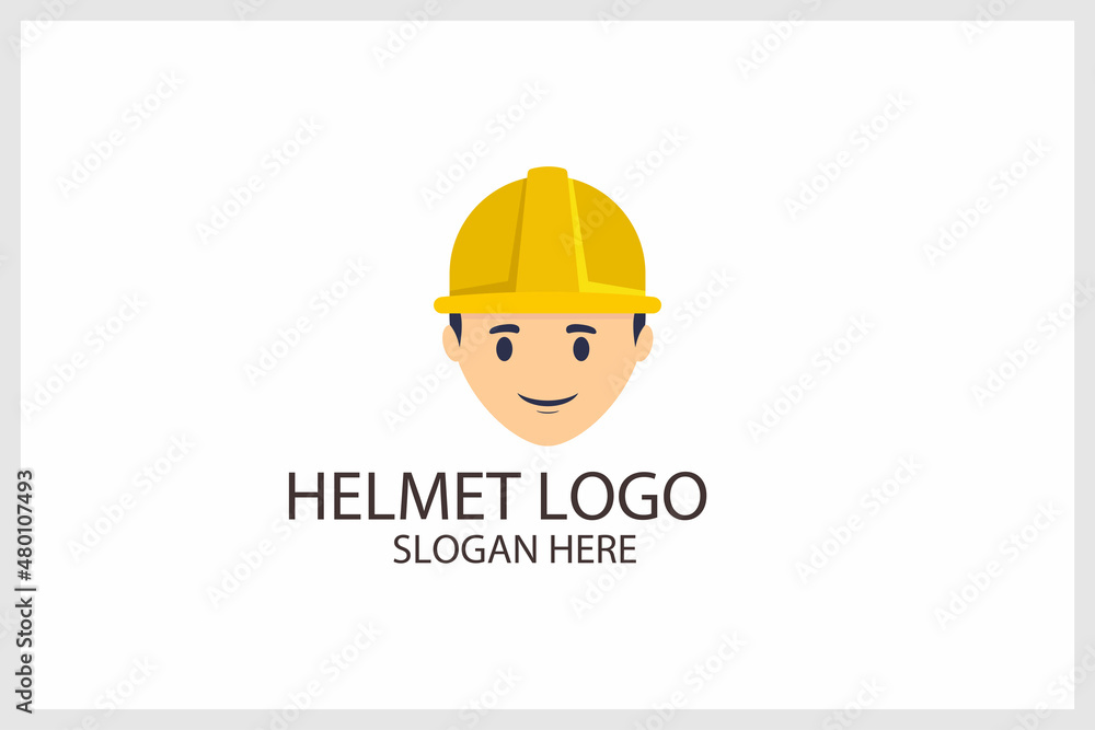 construction helmet design logo .vector premium construction helmet design logo .vector premium