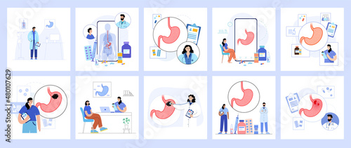 Stomach medical set