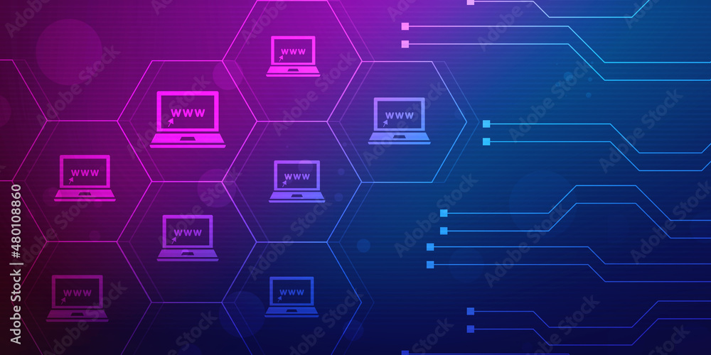 Digital Abstract technology background,2d illustration