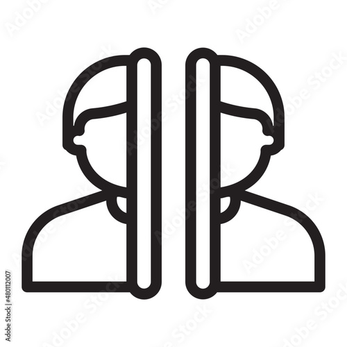 teleport line icon