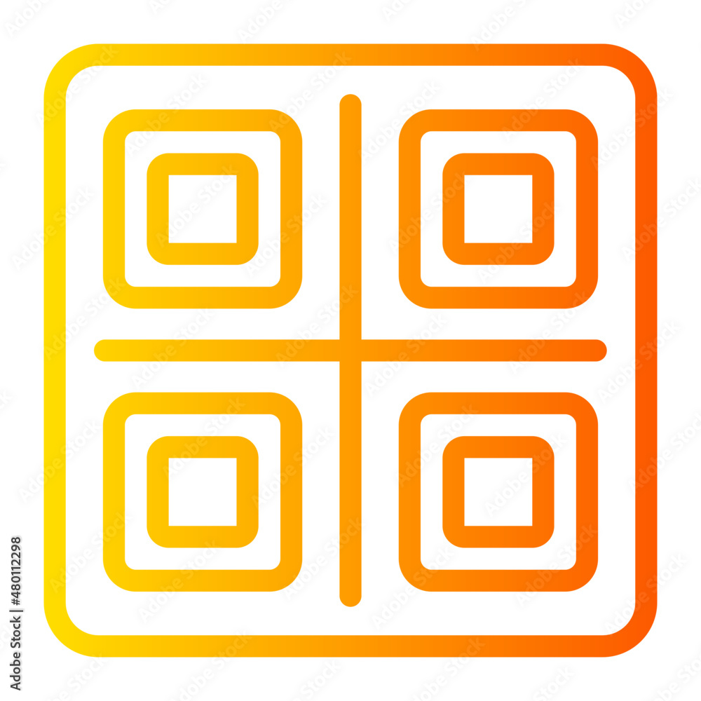 qr code gradient icon qr code gradient icon