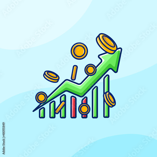 Trading Graphic Digital Coin