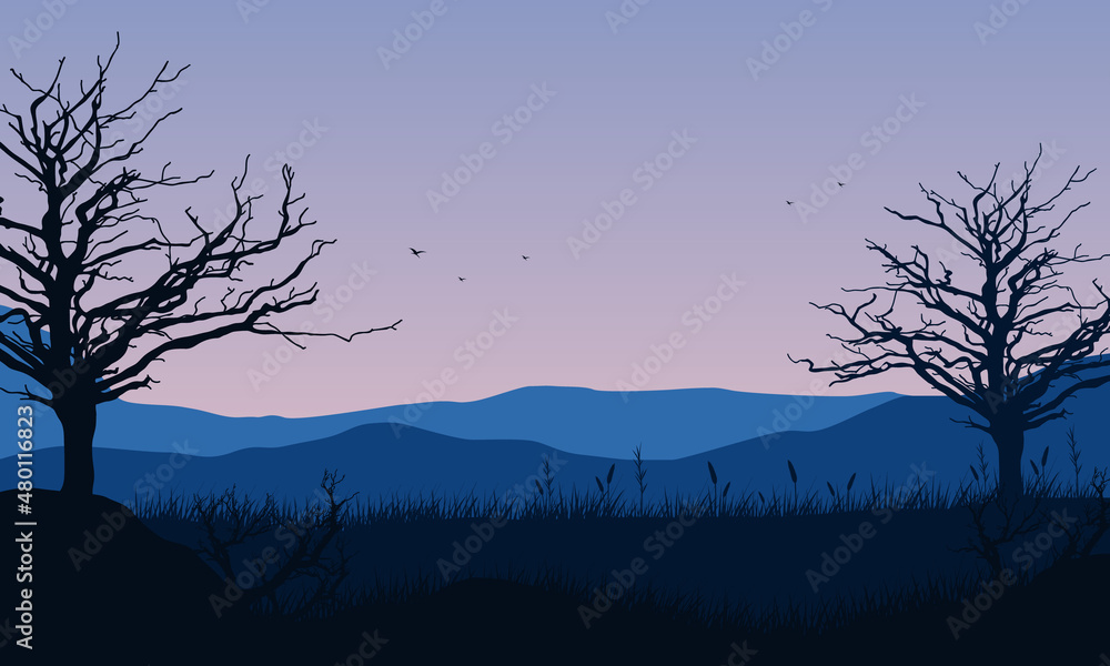 Naklejka premium .Vector illustration of a city