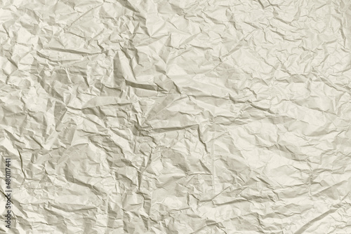 Obraz na płótnie Crumpled paper ivory color texture. Abstract background. Mockup for your design. w salonie