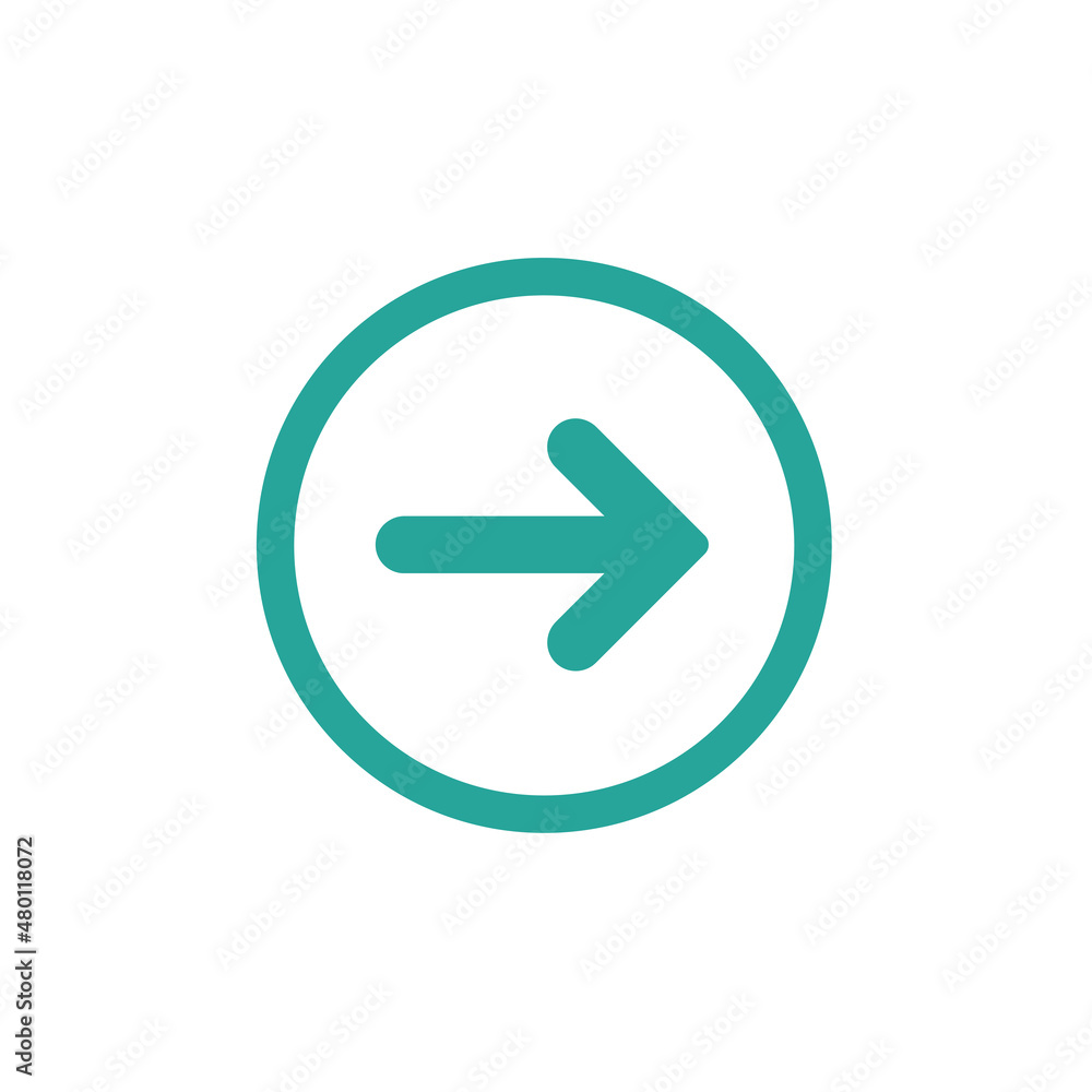 blue right rounded arrow in blue circle icon. Isolated on white. Continue icon. Next sign. blue right rounded arrow in blue circle icon. Isolated on white. Continue icon. Next sign.