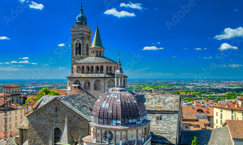 Canvas Basilica di Santa Maria Maggiore in Bergamo, Italy