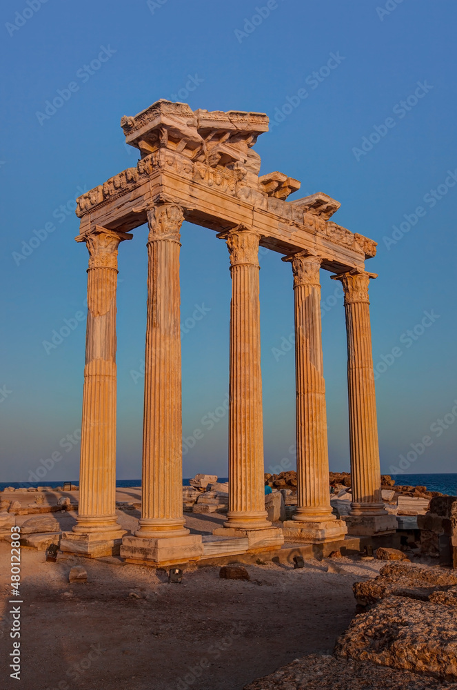 Temple of apollo - Side, Antalya, Turkey