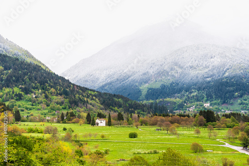 Last spring snow on the Sutrio mountains. Carnia to discover photo