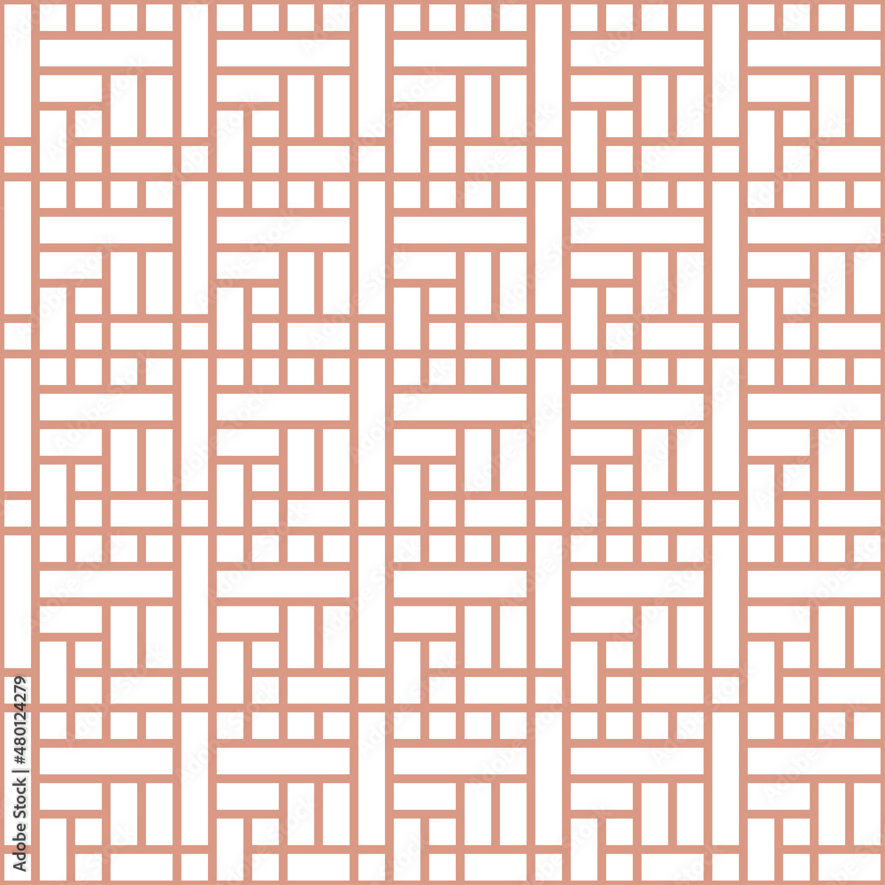 Boho geometrical shapes seamless pattern.