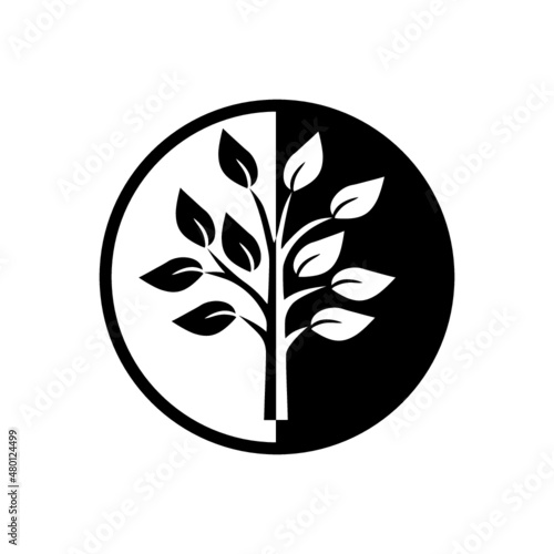 Tree of life icon isolated on white background
