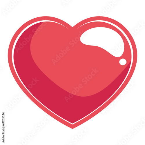 heart color red