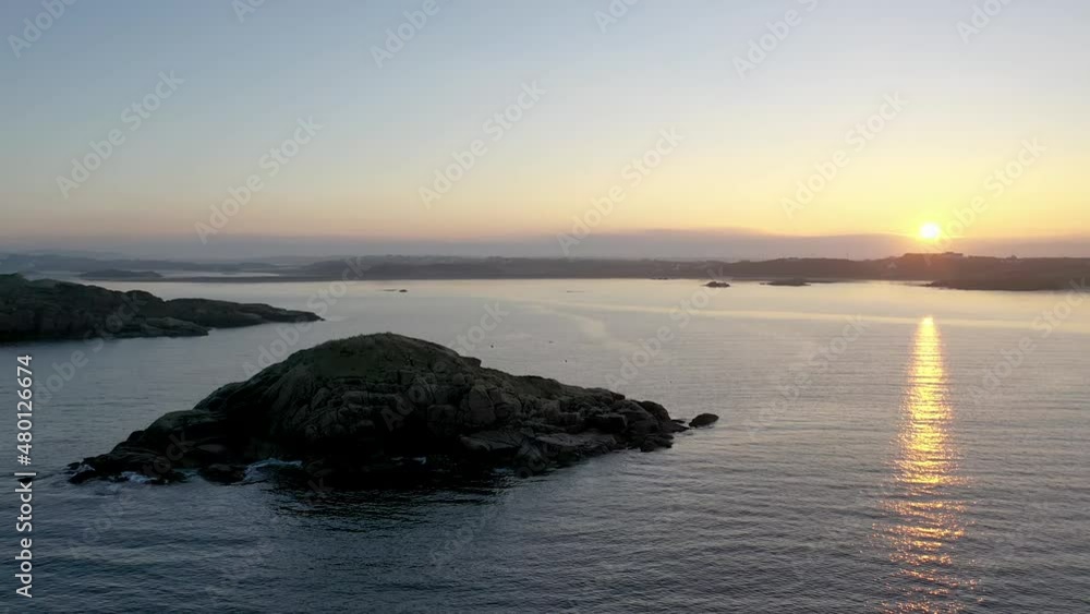 The turtle shaped island at Kincasslagh to Cruit Island in County Donegal - Ireland The turtle shaped island at Kincasslagh to Cruit Island in County Donegal - Ireland