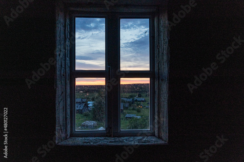 window  sky  frame  view  interior  house  