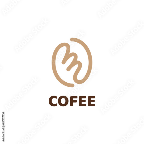 M Coffee logo monogram