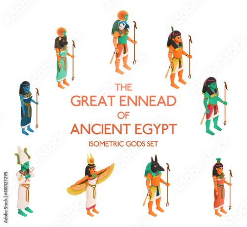 Great Ennead Of Ancient Egypt