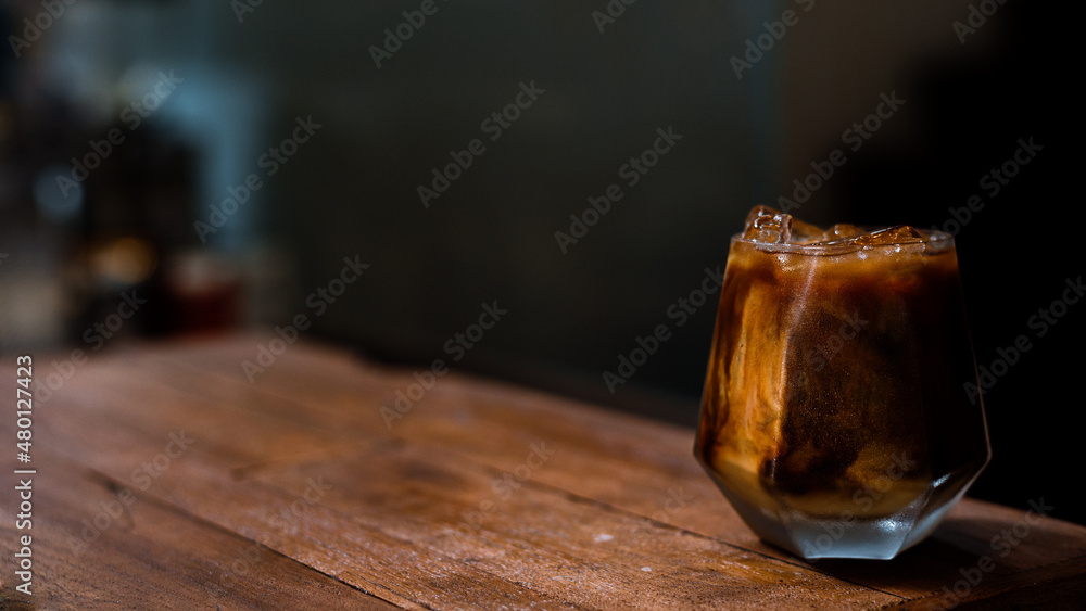 iced coffee ready to drink at cafe​
