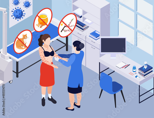 Allergy Doctors Examination Composition