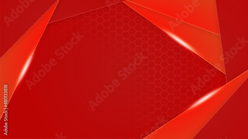 Geometric red Colorful abstract Design Background