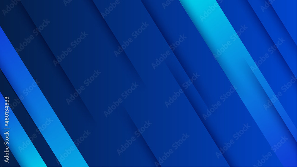 Fototapeta premium Minimalism gradient blue Geometric Blue Colorful abstract Design Background