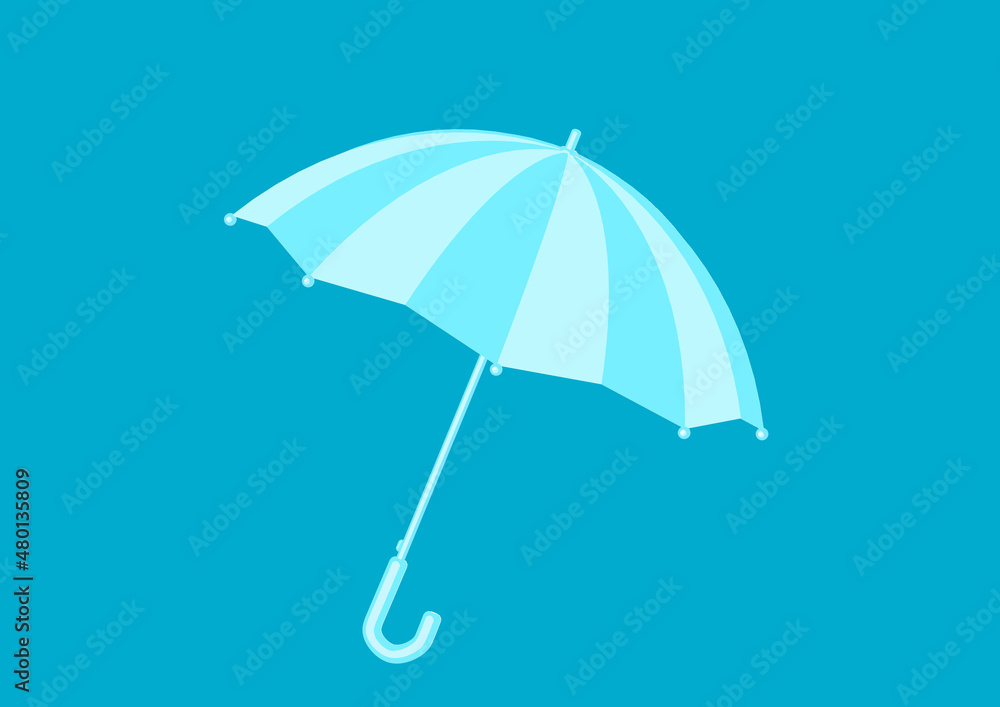 Light blue umbrella　水色の傘