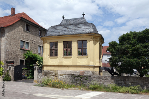 Fotobehang Balthasar Neumanns Gartenpavillon in Randersacker