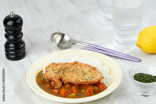 Japan Curry with Chicken Crispy Cutlel