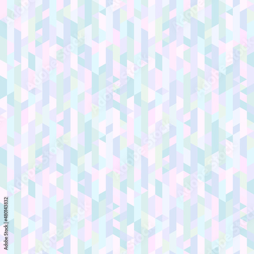 Polygonal background. Stripe pattern. Colored seamless abstract texture with many geometric elements