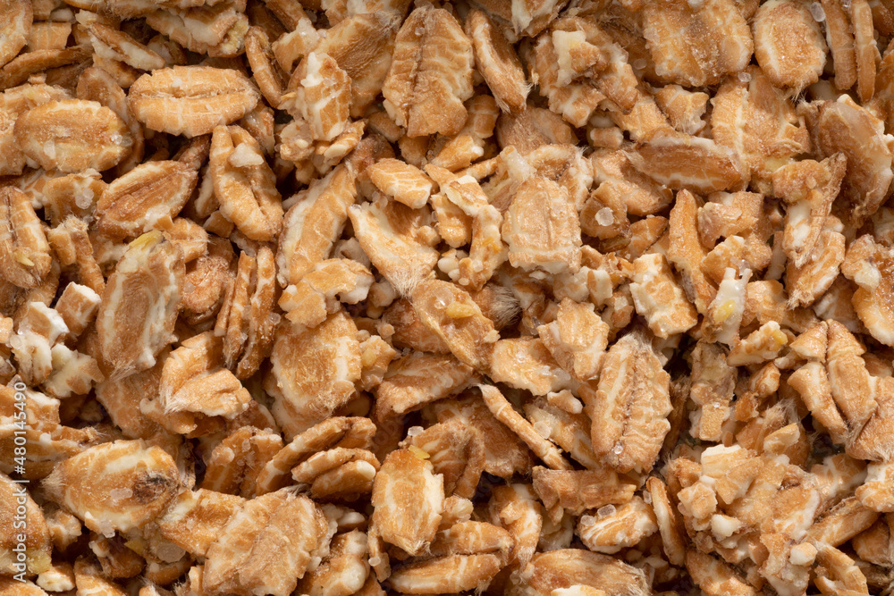 Detailed and large close up shot of cereal. Detailed and large close up shot of cereal.