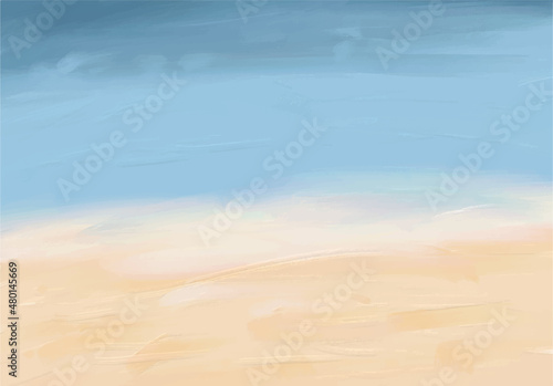 abstract sand beach ocean oil acrylic brush stroke grunge textured background