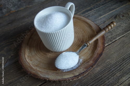 Xylitol from birch sugar - substitute white sugar - produkt used in the food industry - an alternative