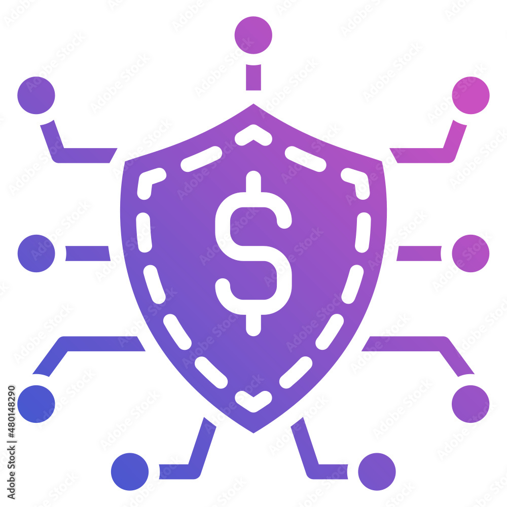 Secure Payment flat gradient icon Secure Payment flat gradient icon