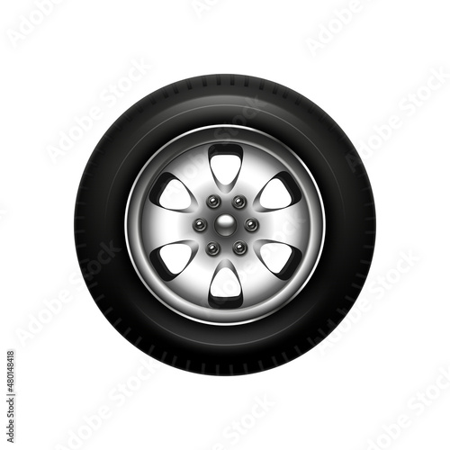 Realistic Car Wheel