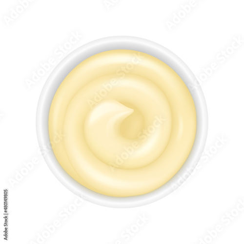 Mayonnaise Realistic Illustration