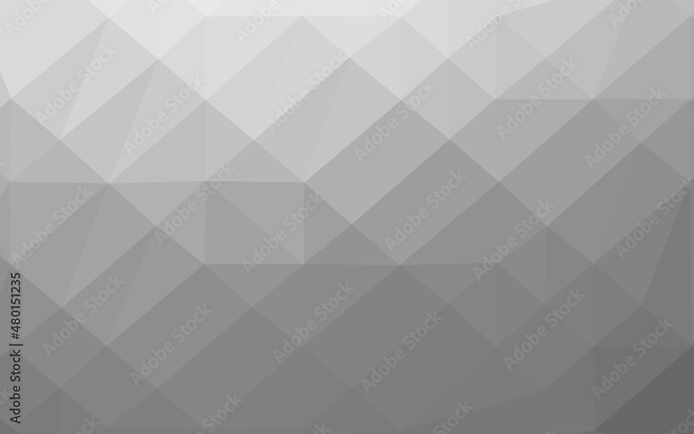 Light Silver, Gray vector polygon abstract background. Light Silver, Gray vector polygon abstract background.