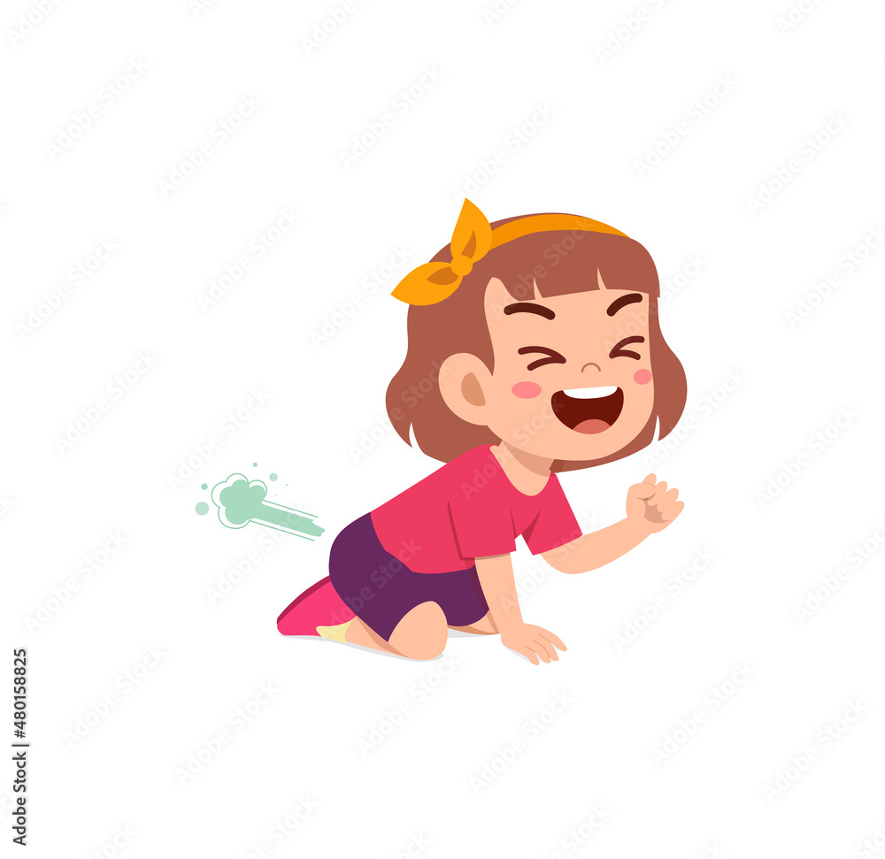 cute little girl can not hold fart and feel shame cute little girl can not hold fart and feel shame
