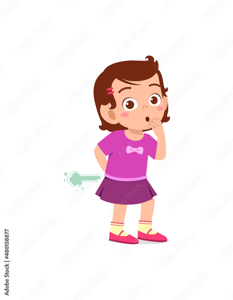 cute little girl can not hold fart and feel shame cute little girl can not hold fart and feel shame