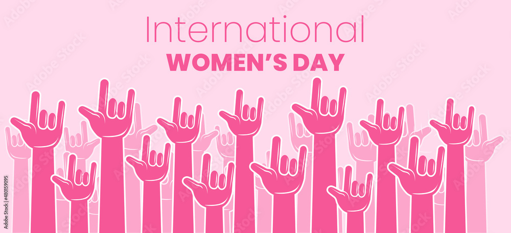 International Women's Day Deaf Love Sign Language