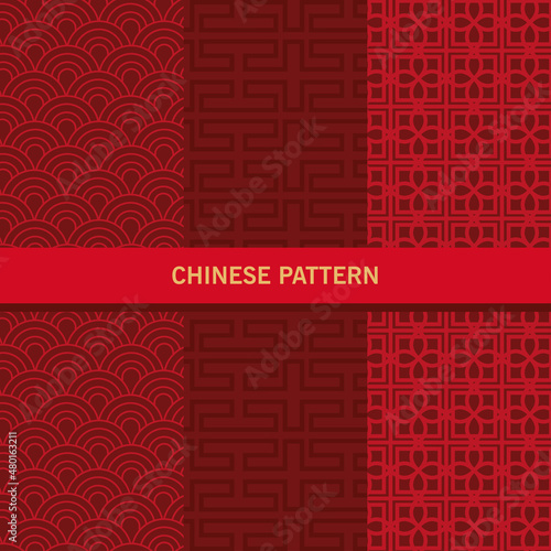 six chinese style backgrounds