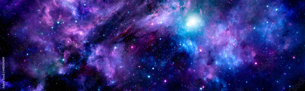 Cosmic background with the Universe with stars, constellations and nebulae Cosmic background with the Universe with stars, constellations and nebulae