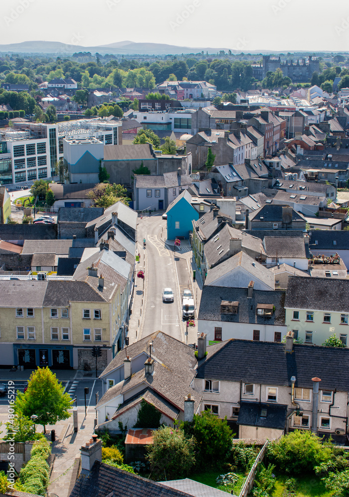 Street View of Kilkenny Town, Ireland
