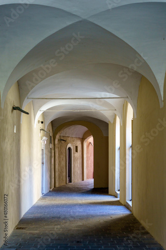 Popoli  Abruzzo  Italy  the city at morning