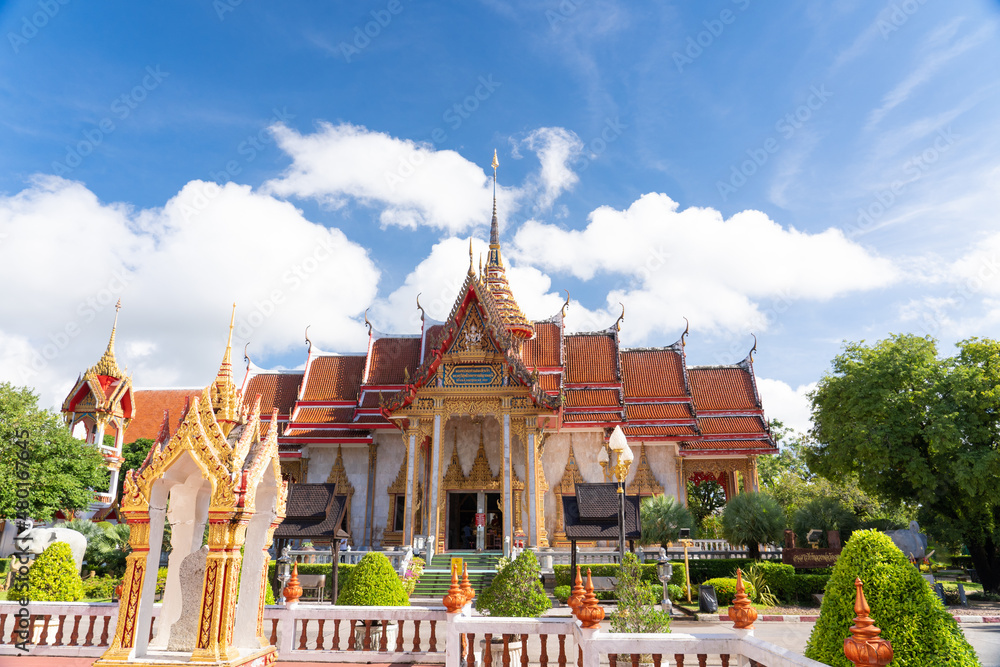 Temple Wat chalong Phuket, Thailand. 