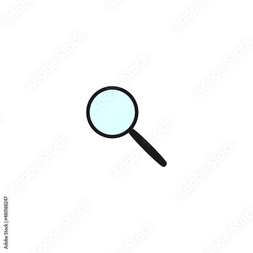 Search icon, magnifier, magnifying glass, loupe